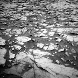 Nasa's Mars rover Curiosity acquired this image using its Left Navigation Camera on Sol 1384, at drive 586, site number 55