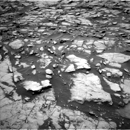 Nasa's Mars rover Curiosity acquired this image using its Left Navigation Camera on Sol 1384, at drive 598, site number 55