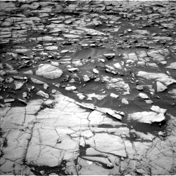 Nasa's Mars rover Curiosity acquired this image using its Left Navigation Camera on Sol 1384, at drive 640, site number 55