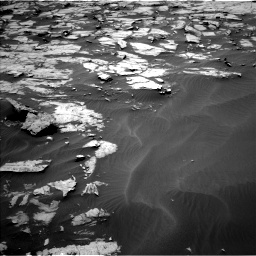 Nasa's Mars rover Curiosity acquired this image using its Left Navigation Camera on Sol 1384, at drive 688, site number 55