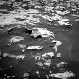 Nasa's Mars rover Curiosity acquired this image using its Left Navigation Camera on Sol 1384, at drive 694, site number 55