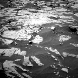 Nasa's Mars rover Curiosity acquired this image using its Left Navigation Camera on Sol 1384, at drive 706, site number 55
