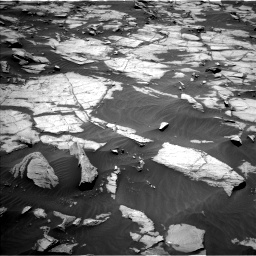 Nasa's Mars rover Curiosity acquired this image using its Left Navigation Camera on Sol 1384, at drive 724, site number 55