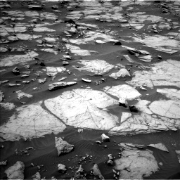 Nasa's Mars rover Curiosity acquired this image using its Left Navigation Camera on Sol 1384, at drive 742, site number 55