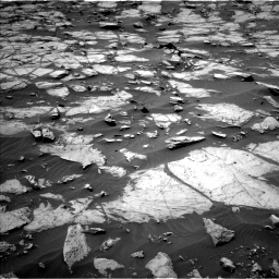Nasa's Mars rover Curiosity acquired this image using its Left Navigation Camera on Sol 1384, at drive 748, site number 55
