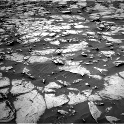 Nasa's Mars rover Curiosity acquired this image using its Left Navigation Camera on Sol 1384, at drive 754, site number 55