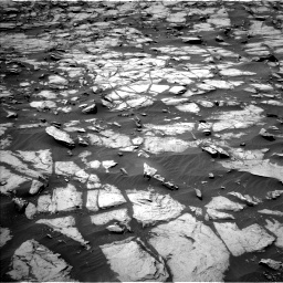 Nasa's Mars rover Curiosity acquired this image using its Left Navigation Camera on Sol 1384, at drive 760, site number 55