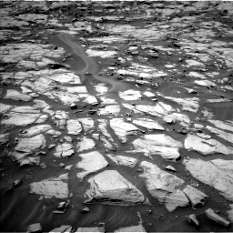 Nasa's Mars rover Curiosity acquired this image using its Left Navigation Camera on Sol 1384, at drive 778, site number 55