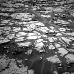 Nasa's Mars rover Curiosity acquired this image using its Left Navigation Camera on Sol 1384, at drive 784, site number 55