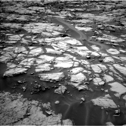 Nasa's Mars rover Curiosity acquired this image using its Left Navigation Camera on Sol 1384, at drive 790, site number 55