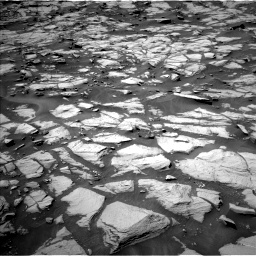 Nasa's Mars rover Curiosity acquired this image using its Left Navigation Camera on Sol 1384, at drive 802, site number 55