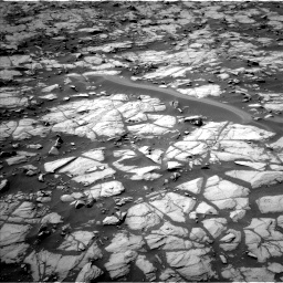 Nasa's Mars rover Curiosity acquired this image using its Left Navigation Camera on Sol 1384, at drive 826, site number 55