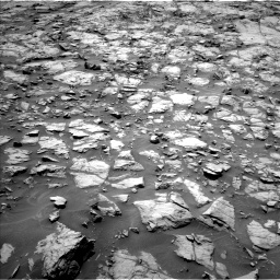 Nasa's Mars rover Curiosity acquired this image using its Left Navigation Camera on Sol 1384, at drive 874, site number 55
