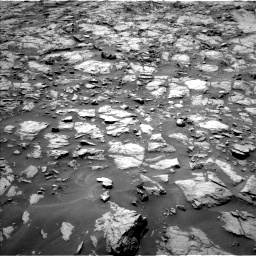 Nasa's Mars rover Curiosity acquired this image using its Left Navigation Camera on Sol 1384, at drive 880, site number 55