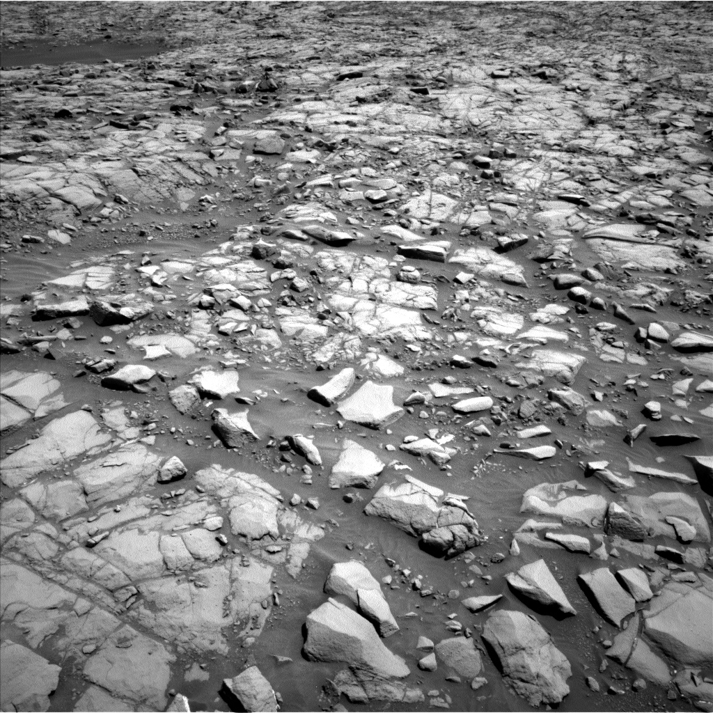 Nasa's Mars rover Curiosity acquired this image using its Left Navigation Camera on Sol 1384, at drive 922, site number 55