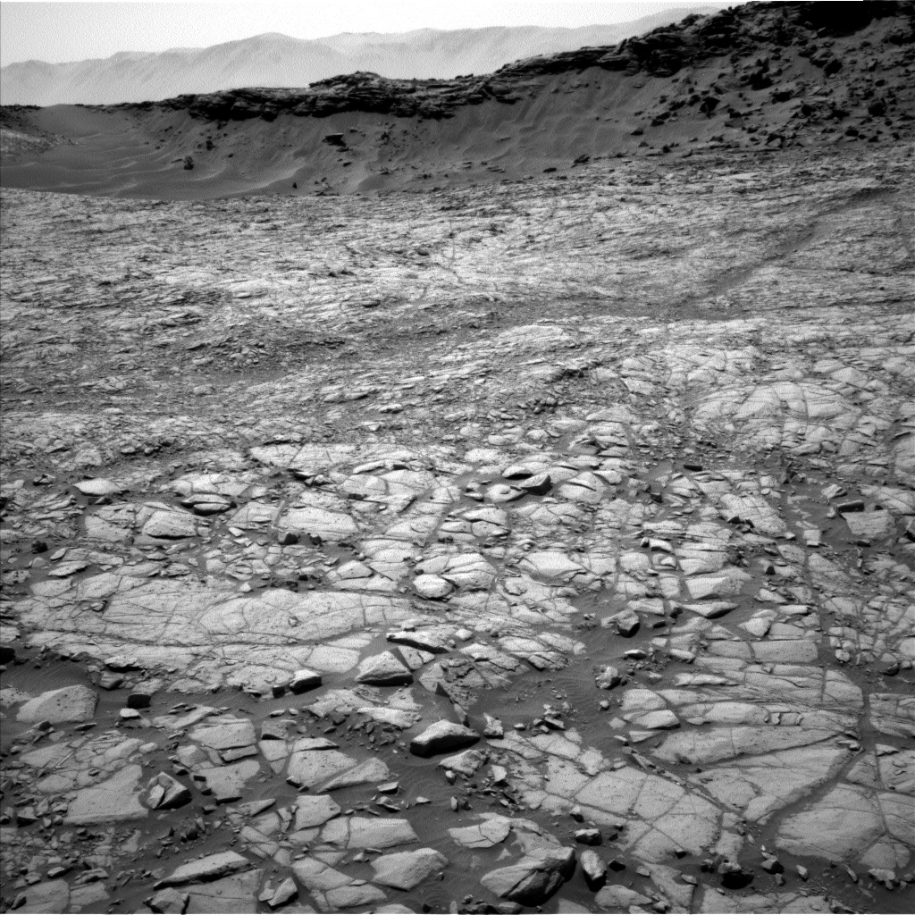 Nasa's Mars rover Curiosity acquired this image using its Left Navigation Camera on Sol 1384, at drive 940, site number 55