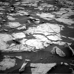 Nasa's Mars rover Curiosity acquired this image using its Right Navigation Camera on Sol 1384, at drive 736, site number 55