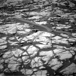 Nasa's Mars rover Curiosity acquired this image using its Right Navigation Camera on Sol 1384, at drive 820, site number 55