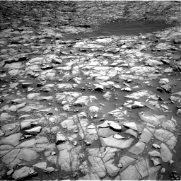 Nasa's Mars rover Curiosity acquired this image using its Left Navigation Camera on Sol 1385, at drive 946, site number 55