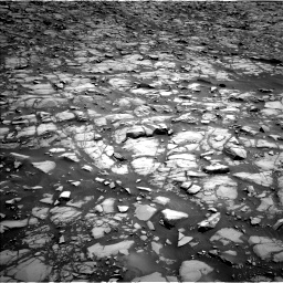 Nasa's Mars rover Curiosity acquired this image using its Left Navigation Camera on Sol 1385, at drive 964, site number 55