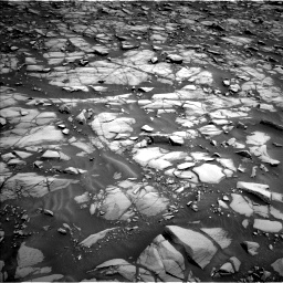 Nasa's Mars rover Curiosity acquired this image using its Left Navigation Camera on Sol 1385, at drive 988, site number 55