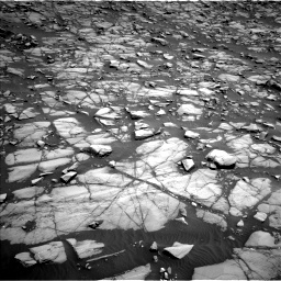 Nasa's Mars rover Curiosity acquired this image using its Left Navigation Camera on Sol 1385, at drive 1006, site number 55