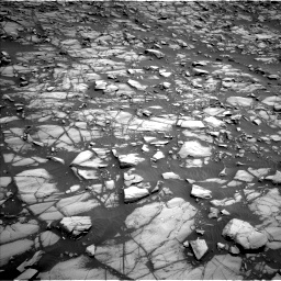 Nasa's Mars rover Curiosity acquired this image using its Left Navigation Camera on Sol 1385, at drive 1012, site number 55