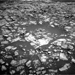 Nasa's Mars rover Curiosity acquired this image using its Left Navigation Camera on Sol 1385, at drive 1060, site number 55