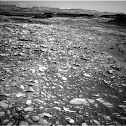 Nasa's Mars rover Curiosity acquired this image using its Left Navigation Camera on Sol 1385, at drive 1288, site number 55