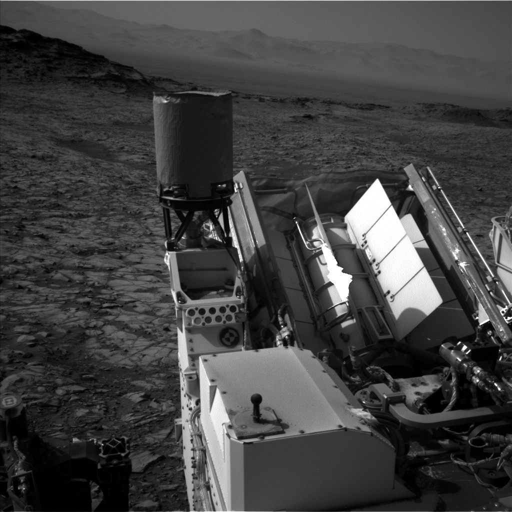 Nasa's Mars rover Curiosity acquired this image using its Left Navigation Camera on Sol 1385, at drive 1312, site number 55