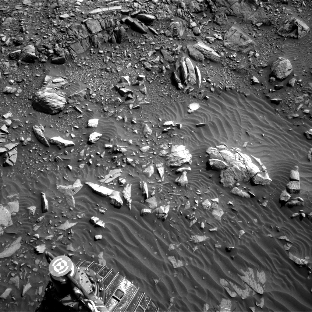 Nasa's Mars rover Curiosity acquired this image using its Right Navigation Camera on Sol 1385, at drive 1312, site number 55