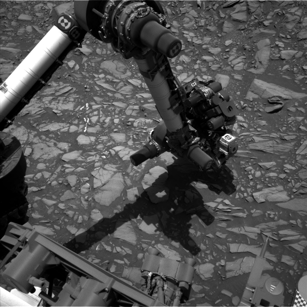 Nasa's Mars rover Curiosity acquired this image using its Left Navigation Camera on Sol 1386, at drive 1312, site number 55
