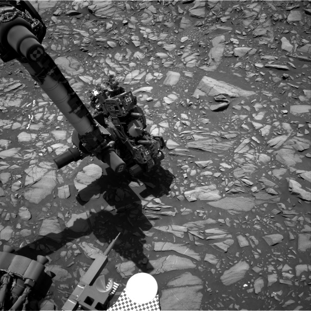 Nasa's Mars rover Curiosity acquired this image using its Right Navigation Camera on Sol 1386, at drive 1312, site number 55