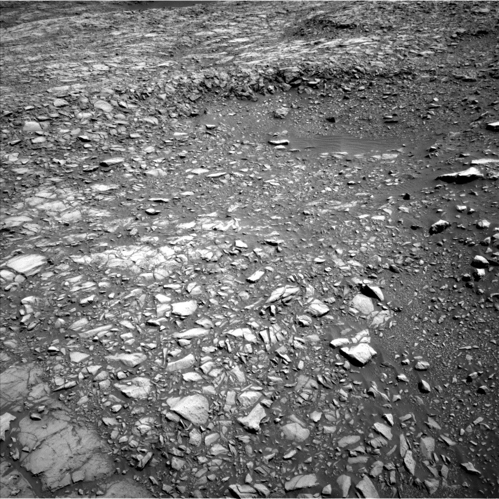 Nasa's Mars rover Curiosity acquired this image using its Left Navigation Camera on Sol 1387, at drive 1384, site number 55