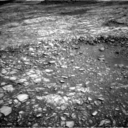 Nasa's Mars rover Curiosity acquired this image using its Left Navigation Camera on Sol 1387, at drive 1390, site number 55