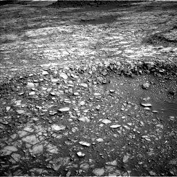 Nasa's Mars rover Curiosity acquired this image using its Left Navigation Camera on Sol 1387, at drive 1396, site number 55