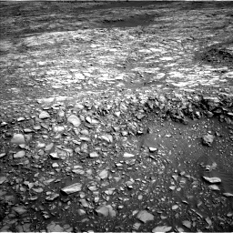 Nasa's Mars rover Curiosity acquired this image using its Left Navigation Camera on Sol 1387, at drive 1402, site number 55