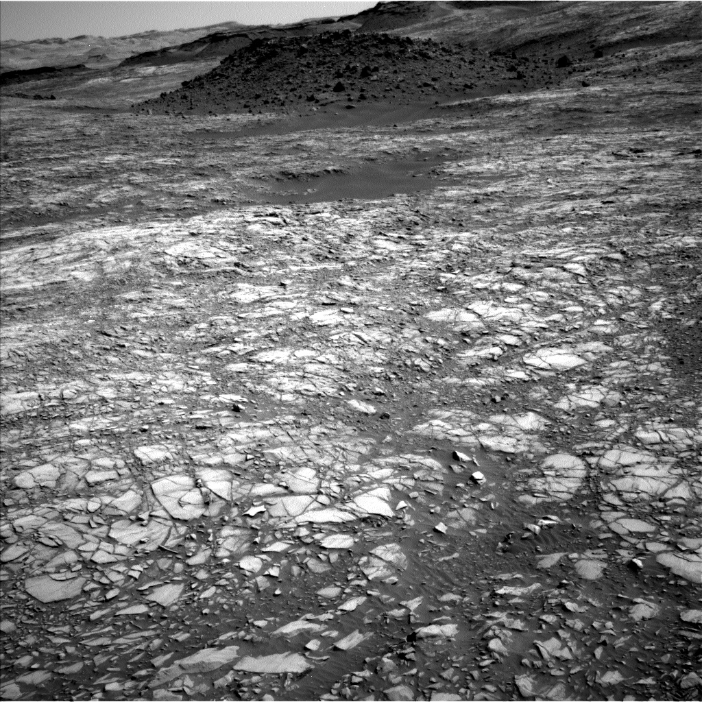 Nasa's Mars rover Curiosity acquired this image using its Left Navigation Camera on Sol 1387, at drive 1420, site number 55