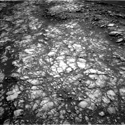 Nasa's Mars rover Curiosity acquired this image using its Left Navigation Camera on Sol 1398, at drive 1468, site number 55