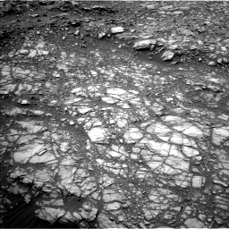 Nasa's Mars rover Curiosity acquired this image using its Left Navigation Camera on Sol 1398, at drive 1498, site number 55
