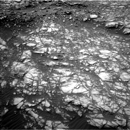 Nasa's Mars rover Curiosity acquired this image using its Left Navigation Camera on Sol 1398, at drive 1504, site number 55