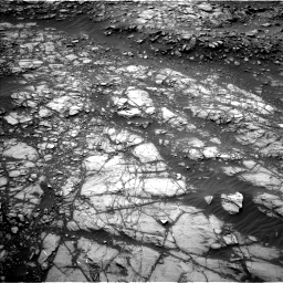Nasa's Mars rover Curiosity acquired this image using its Left Navigation Camera on Sol 1398, at drive 1522, site number 55