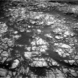 Nasa's Mars rover Curiosity acquired this image using its Left Navigation Camera on Sol 1398, at drive 1534, site number 55