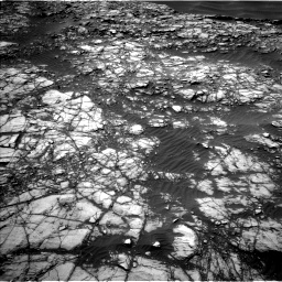 Nasa's Mars rover Curiosity acquired this image using its Left Navigation Camera on Sol 1398, at drive 1540, site number 55