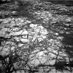 Nasa's Mars rover Curiosity acquired this image using its Left Navigation Camera on Sol 1398, at drive 1546, site number 55