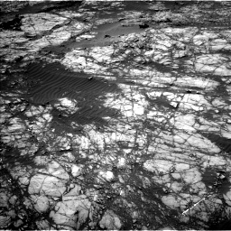 Nasa's Mars rover Curiosity acquired this image using its Left Navigation Camera on Sol 1398, at drive 1576, site number 55