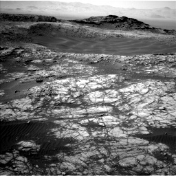 Nasa's Mars rover Curiosity acquired this image using its Left Navigation Camera on Sol 1398, at drive 1588, site number 55