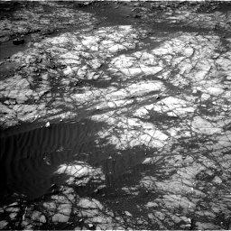 Nasa's Mars rover Curiosity acquired this image using its Left Navigation Camera on Sol 1398, at drive 1606, site number 55