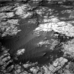 Nasa's Mars rover Curiosity acquired this image using its Left Navigation Camera on Sol 1398, at drive 1642, site number 55