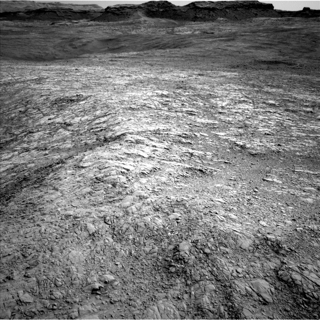 Nasa's Mars rover Curiosity acquired this image using its Left Navigation Camera on Sol 1398, at drive 1864, site number 55